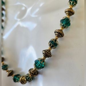 Vintage Green Necklace